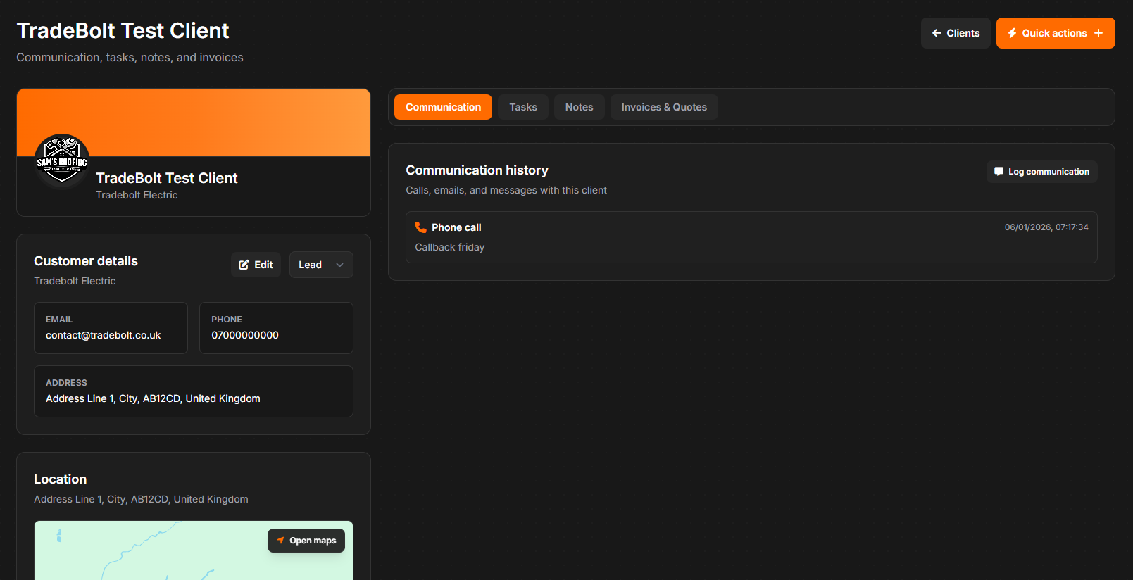 Stay organised as you grow screenshot