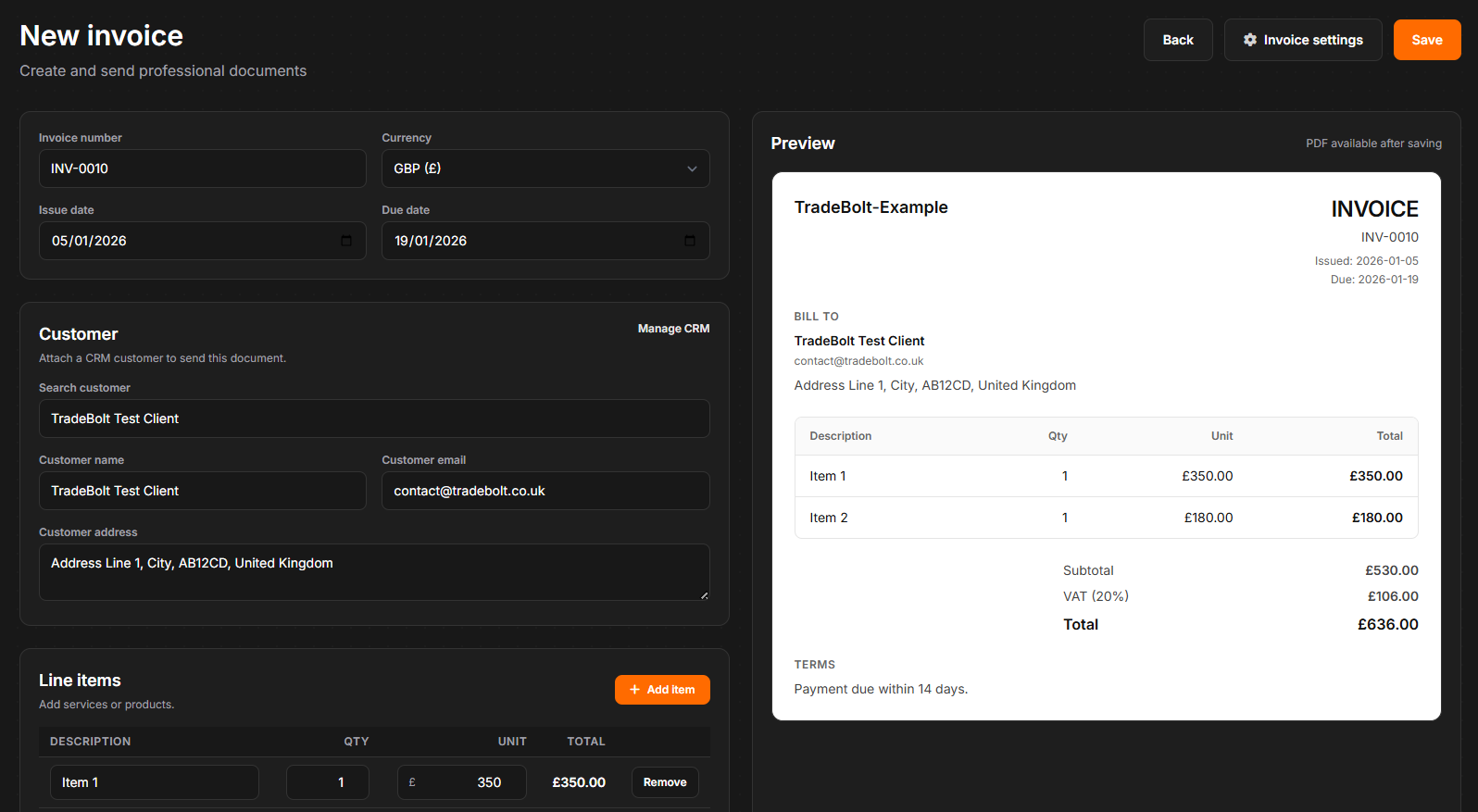 Look professional and get paid faster screenshot